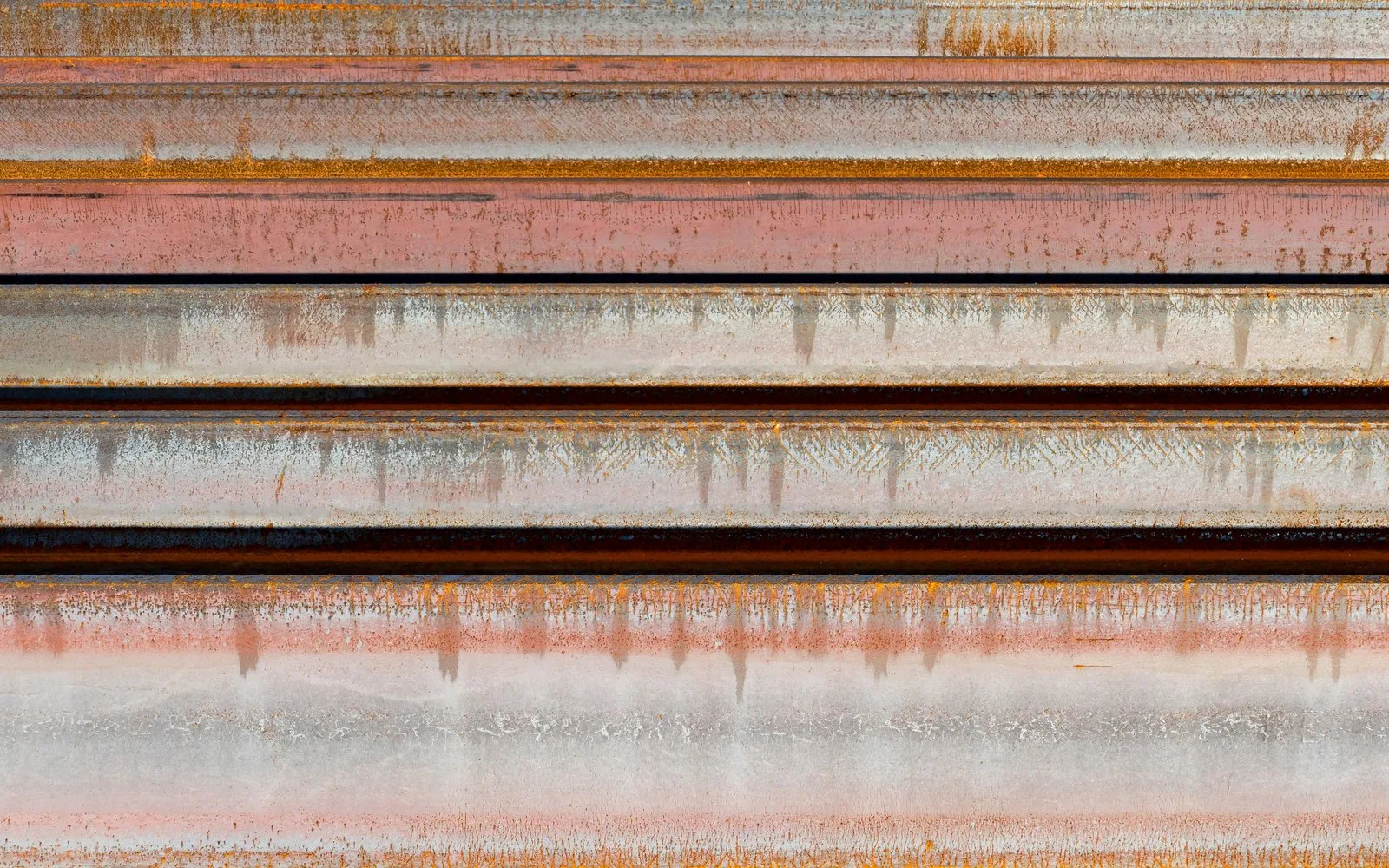 Hot-rolled structural steel beams