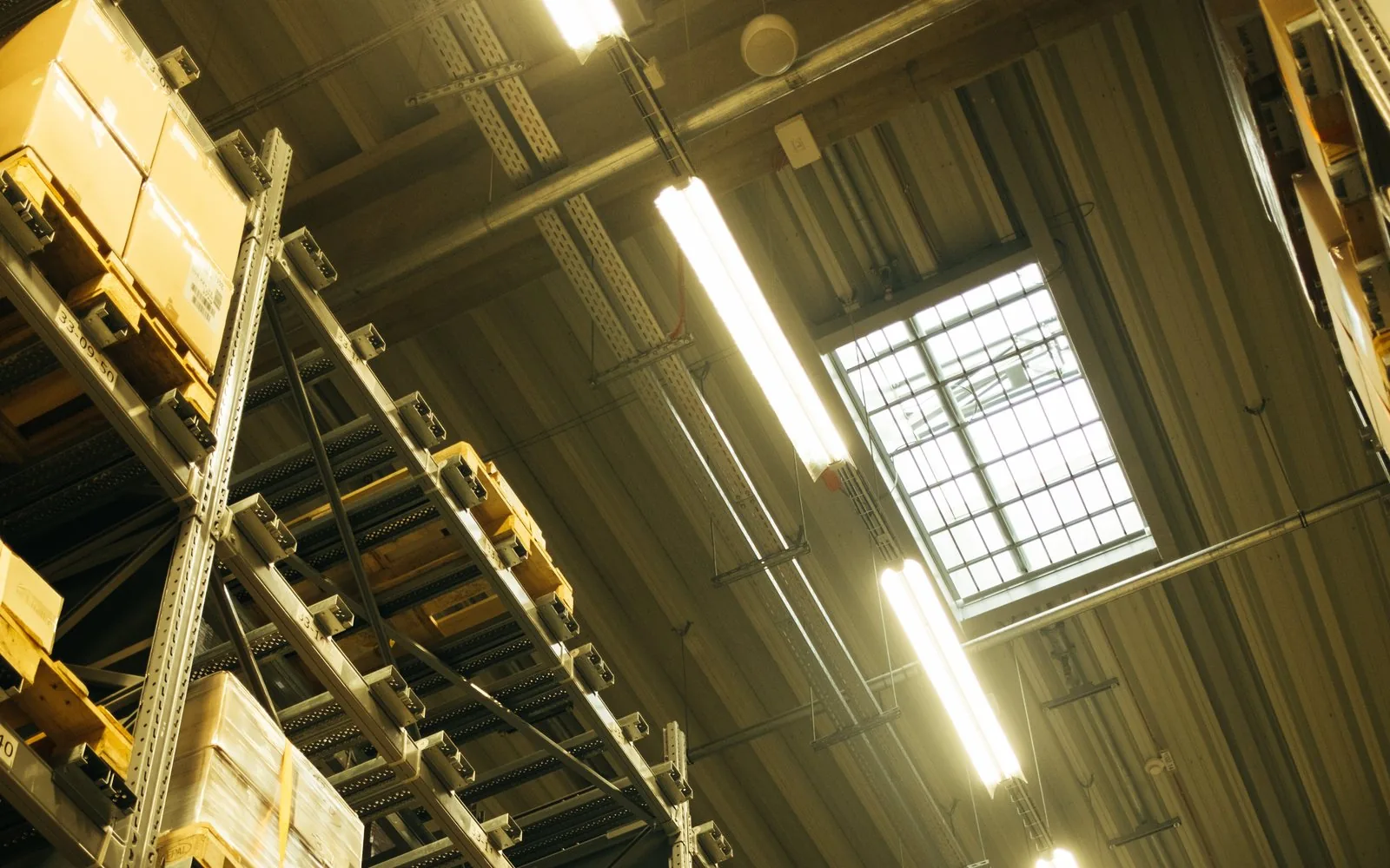 Warehouse shelving