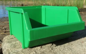 Reusable industrial storage bins